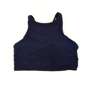 New with Tags Women's Lululemon Energy Bra High Neck LL *Tough in Blue LW2BZ1S